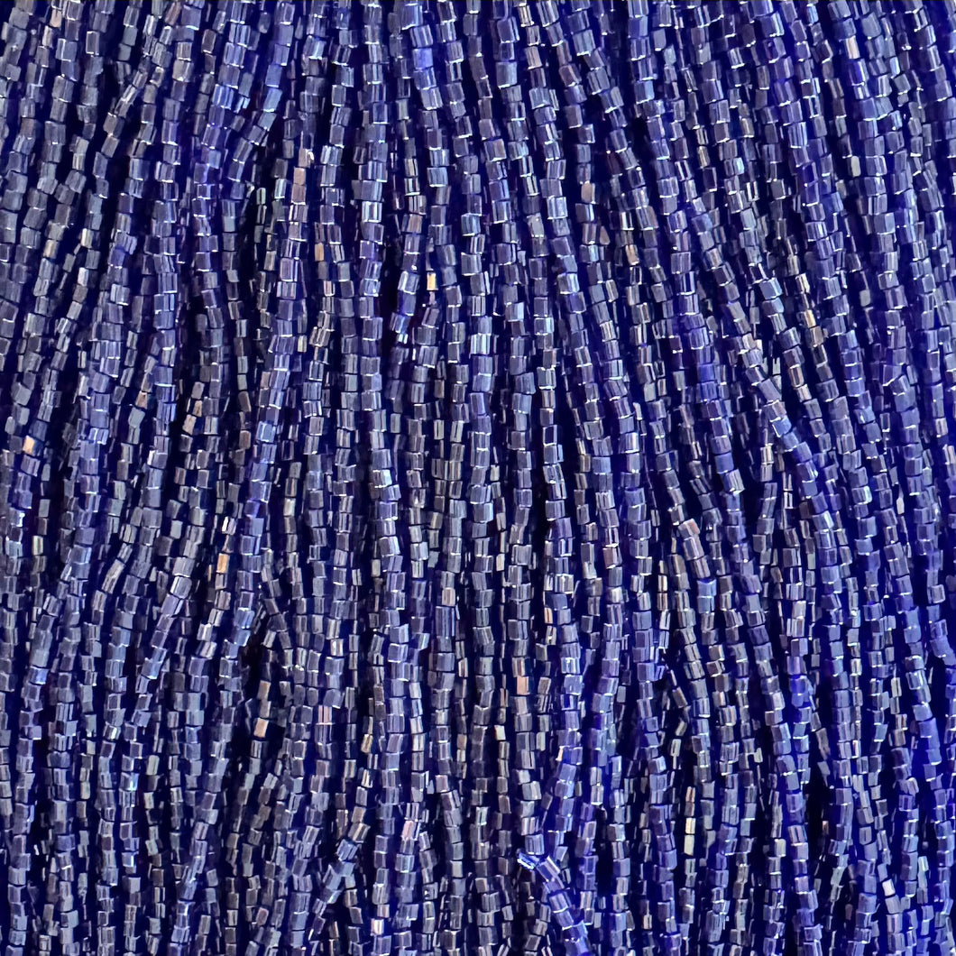 10/0 2-Cut Preciosa Beads Transparent Dark Blue Luster, 500g Bag