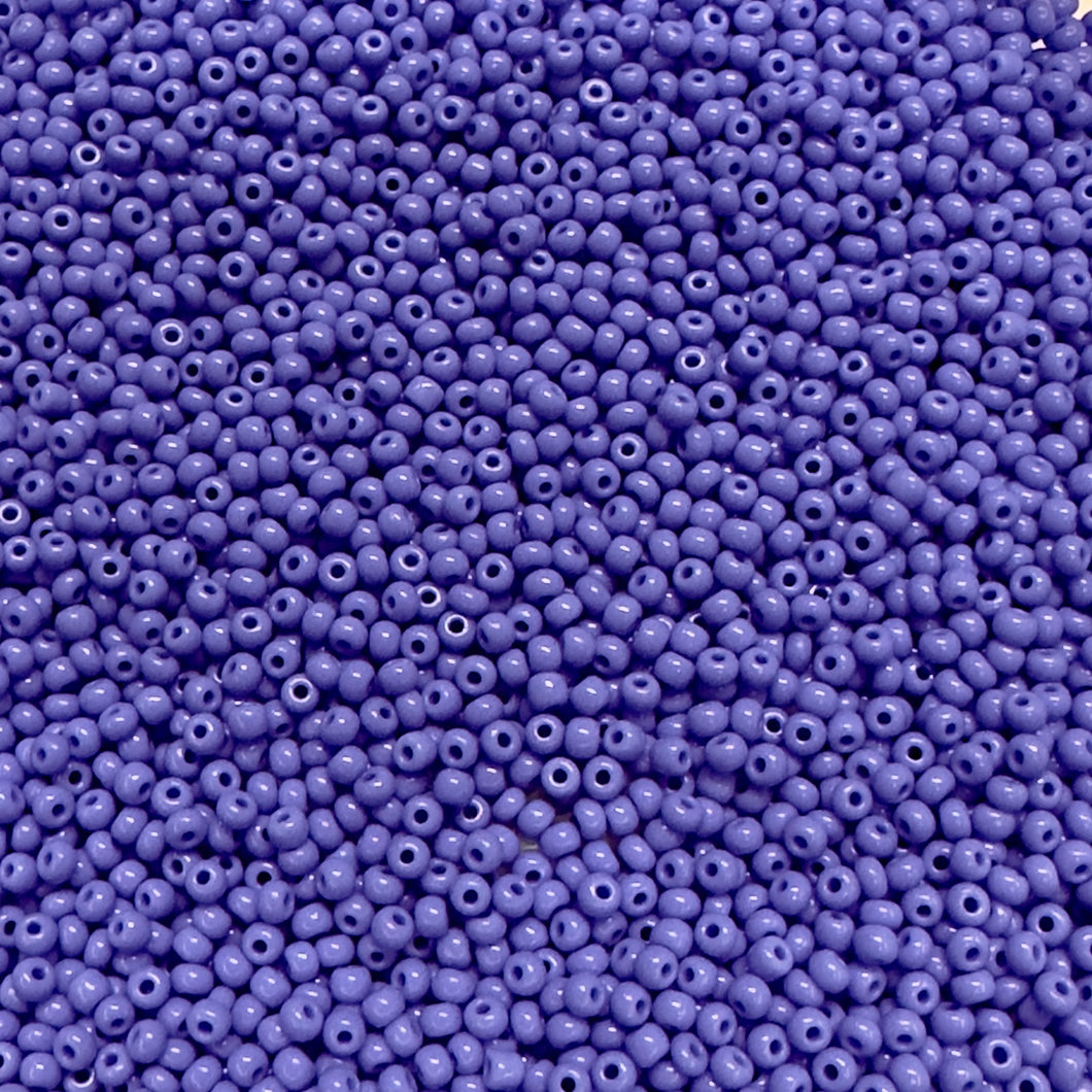 10/0 Preciosa Seed Beads Opaque Blue, Sold in 50g