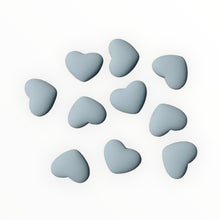 Load image into Gallery viewer, 18mm Matte Hearts, Glue On Resin Gems, Sold in Pairs, See Dropdown
