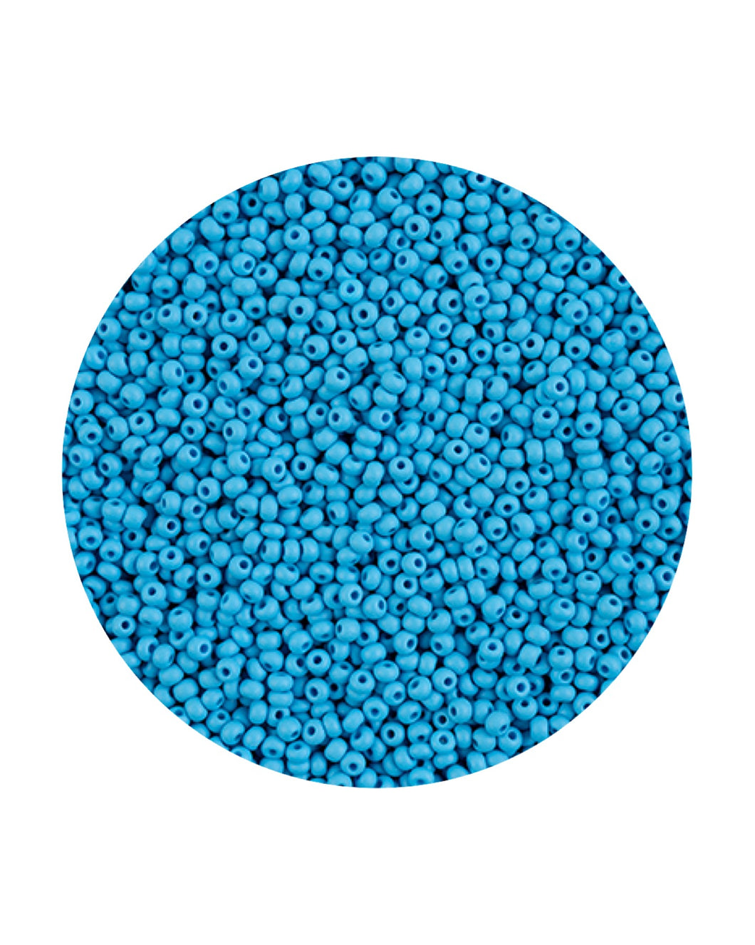 11/0 Preciosa Permalux Seed Beads Dyed Chalk Dark Turquoise Matte, 23g Bags