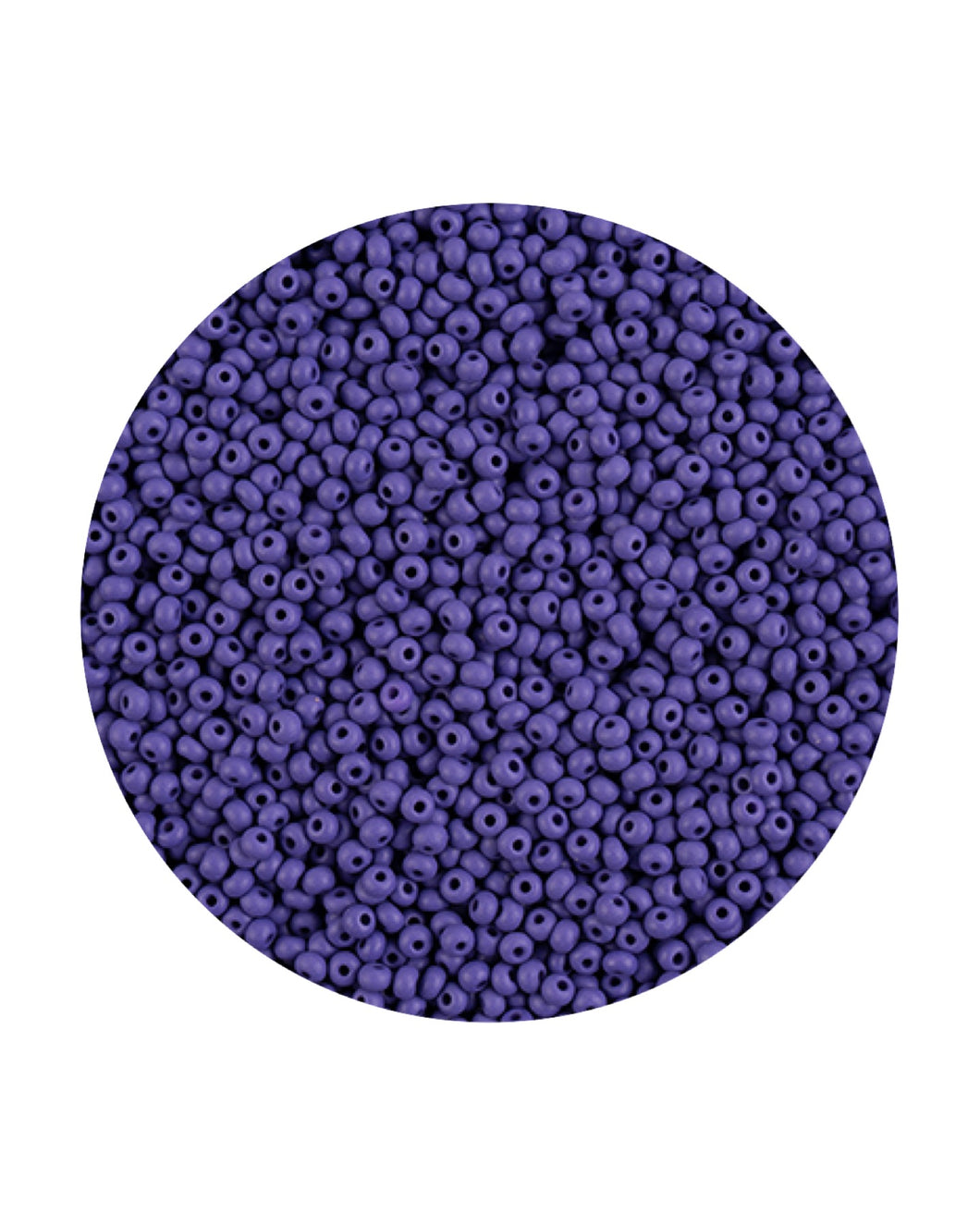 11/0 Preciosa Permalux Seed Beads Dyed Chalk Dark Violet Matte, 23g Bags