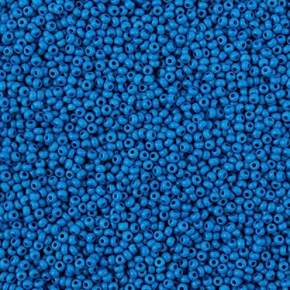 11/0 Preciosa Seed Beads Terra Intensive Blue Matte 22g Vial