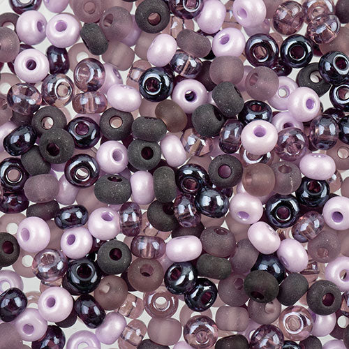 6/0 Preciosa  Seed Beads Satin Luxe Mix Seed bead, 24g Vial