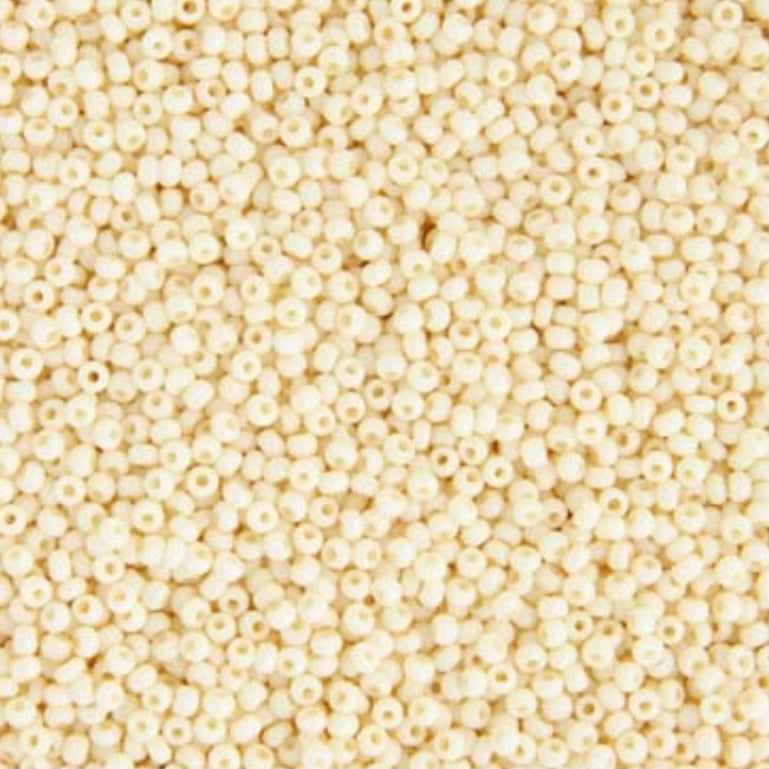 10/0 Preciosa Seed Beads Bone Solgel