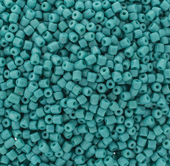 3-Cut 9/0 Czech Seed Beads Opaque Turquoise, 22g Bag or Strung