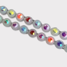 Load image into Gallery viewer, 1 Yard SS8Crystal AB Plastic Colourful Rhinestone Banding * See other colour options
