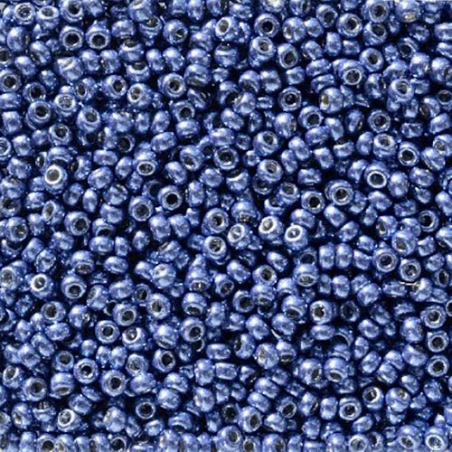11/0 Miyuki Seed Beads Duracoat Galvanized Dark Sapphire