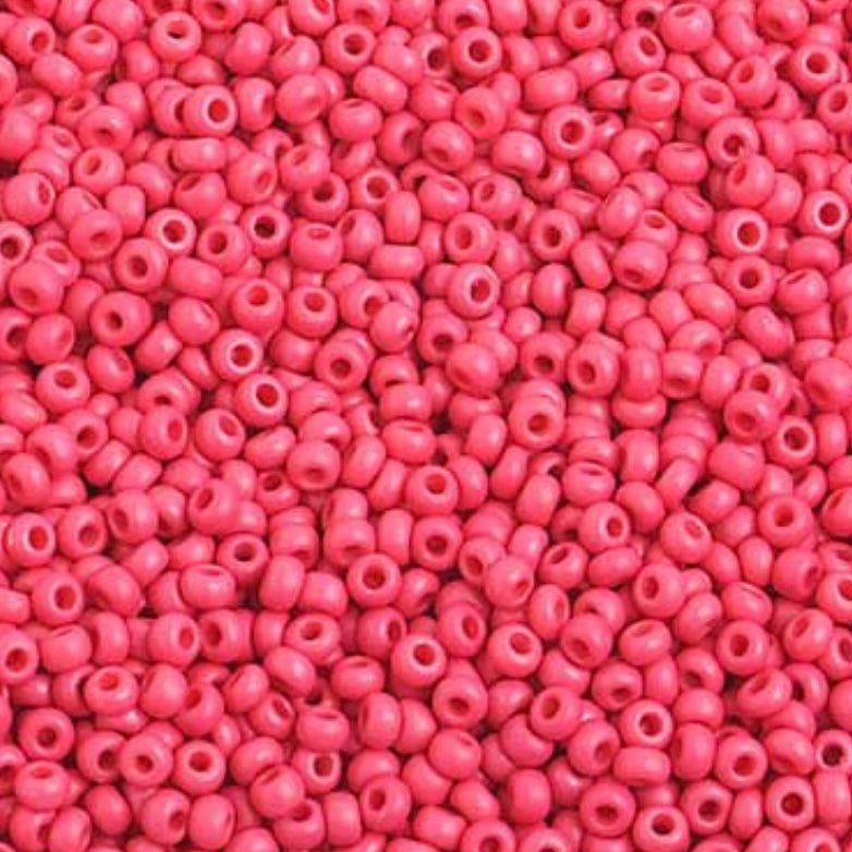10/0 Preciosa Seed Beads Red Matte