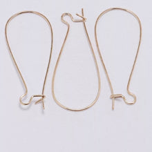 Load image into Gallery viewer, Kidney Hook Earrings, Assorted Colours &amp; Sizes, See Drop Down, **Sold in Packages of 5 Pairs**

