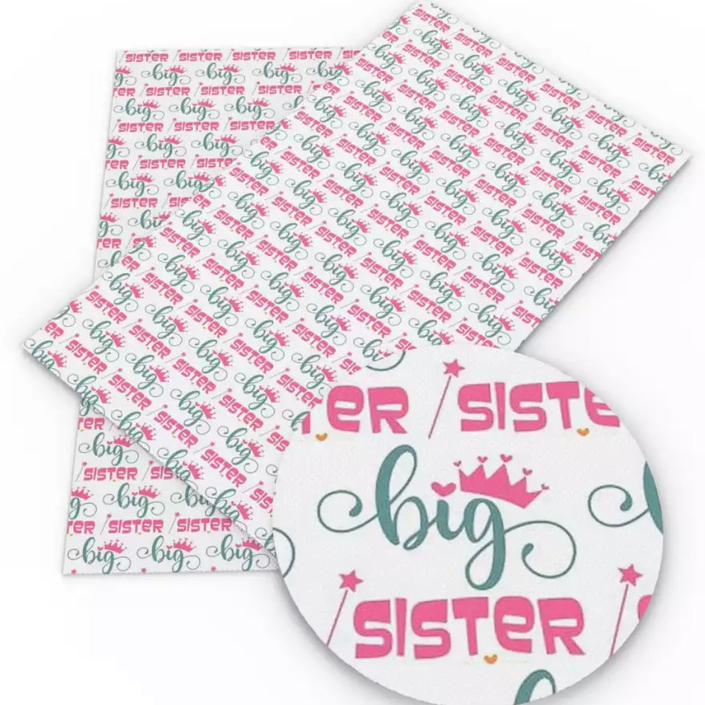 Big Sister Vinyl Backing Material 8*13 Inches