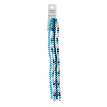 Load image into Gallery viewer, Crystal Lane Rondelle 4 Strand 7in (apx153pcs) 4x6mm Blue Mix

