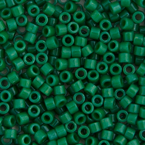 Delica 11/0 RD  #0656 Green Jade Opaque Dyed 5.2g Vial