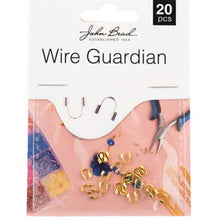 Load image into Gallery viewer, Wire Guardian 4*4mm 20pcs, John Bead, See Drop Down For Other Colours
