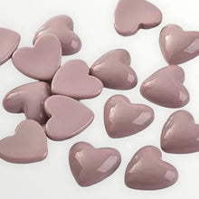 Load image into Gallery viewer, 18mm Heart Shaped, Glue On Gloss Resin Gems, Sold in Pairs, See Dropdown for other Colours

