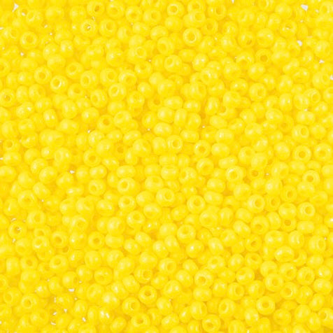 10/0 Preciosa Seed Beads Terra Intensive Yellow 22g Vials