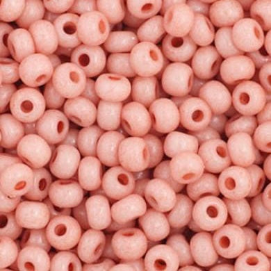 11/0 Preciosa Seed Beads Dyed Pink SOLGEL