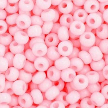 11/0 Preciosa Seed Beads Light Pink Solgel