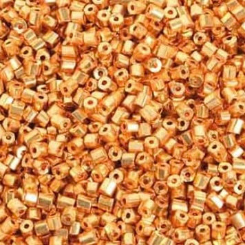 10/0 2-Cut Preciosa Beads Metallic Gold