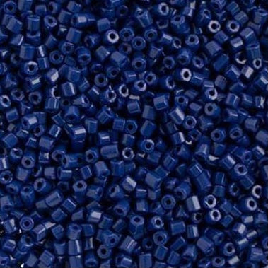 10/0 2-Cut Preciosa Beads Opaque Royal Blue