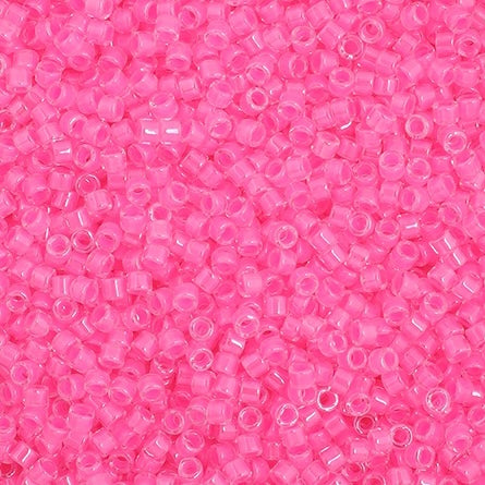 Delica 11/0 #2036 RD Light Pink Luminous Neon 5.2g Vial