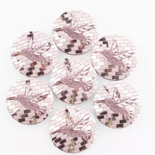 Load image into Gallery viewer, 25mm Hummingbirds AB, Circle, Resin, Sew On, Multiple Colours
