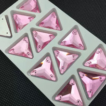 Load image into Gallery viewer, 16mm Glass Triangles **Other Colours Available**
