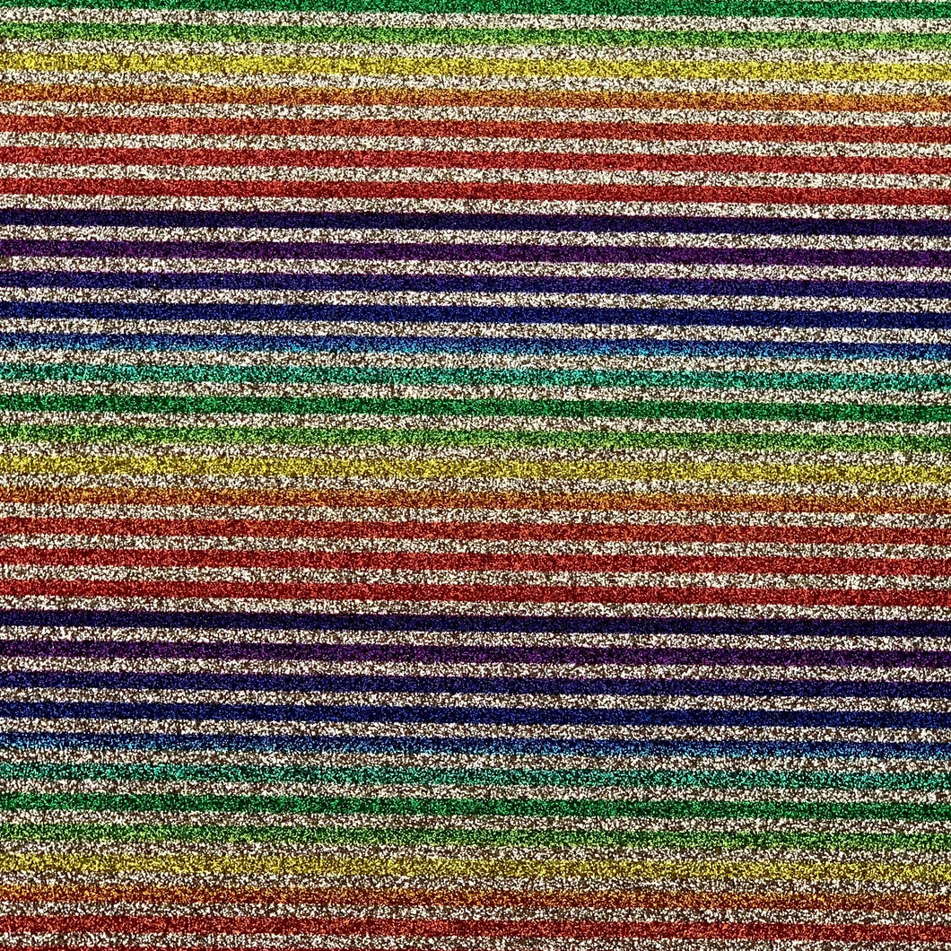 Rainbow Lines Gold Backing Material 8*11.5 Inches