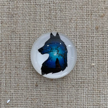 Load image into Gallery viewer, Beautiful Glass Wolf Cabochons 20mm ** Other styles available in the dropdown**

