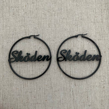 Load image into Gallery viewer, Skoden 60mm Hoop Earrings, Sold in Pairs, See Dropdown for Metal Colour Selection
