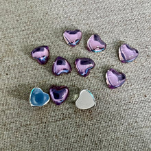 Load image into Gallery viewer, 10mm Grade AAAA High Quality,K9 Crystal Heart Shape, Glue On Crystal Glass Rhinestones, Sold in Pairs, See Dropdown for Colours
