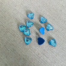 Load image into Gallery viewer, 10mm Grade AAAA High Quality,K9 Crystal Heart Shape, Glue On Crystal Glass Rhinestones, Sold in Pairs, See Dropdown for Colours
