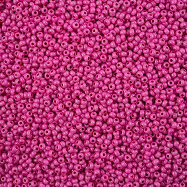 11/0 Preciosa Seed Beads Terra Intensive Pink 23g bag