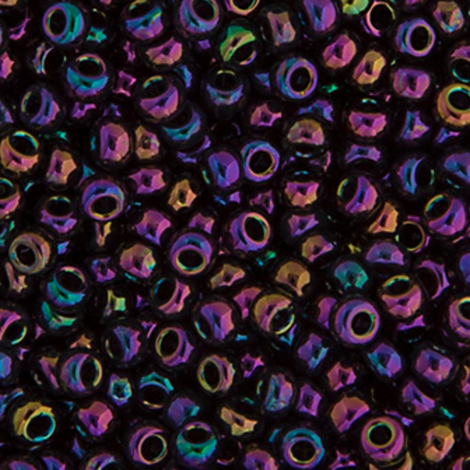 11/0 Miyuki Seed Beads Purple Opaque Iris 22g Bag