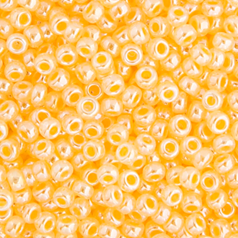11/0 Miyuki Seed Beads Crystal Yellow