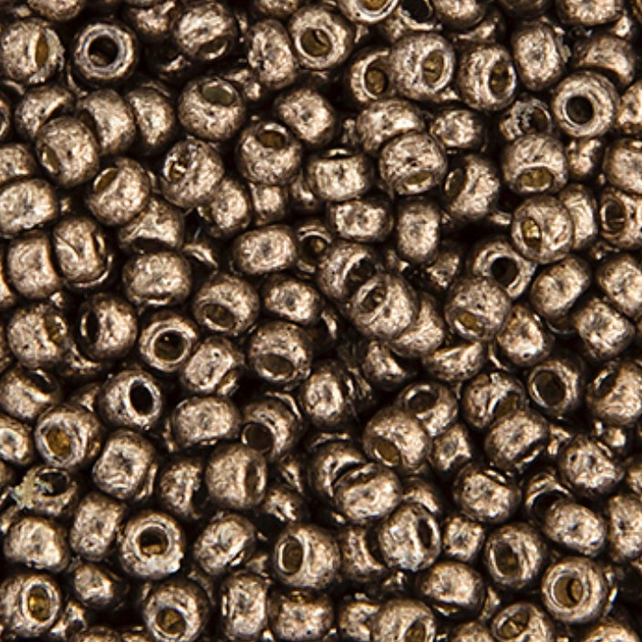 11/0 Miyuki Seed Beads Duracoat Galvanized Pewter