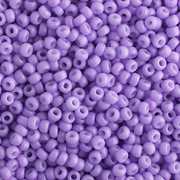 11/0 Miyuki Seed Beads Light  Orchid Opaque Duracoat 22g Bag