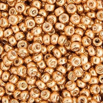 11/0 Miyuki Seed Beads Gold Galvanized