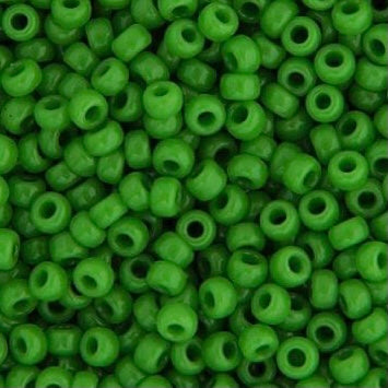 11/0 Miyuki Seed Beads Green Pea Opaque