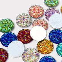 Load image into Gallery viewer, 12mm AB Resin Round Spikes, See Other Colours
