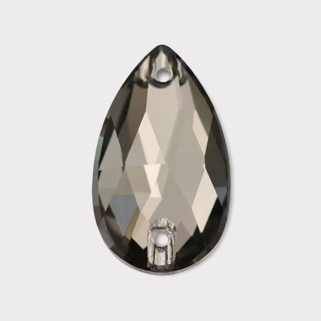 11*18mm Crystal, Tear Drop K9 Glass Crystal, Sew On Gems, See Other Colours