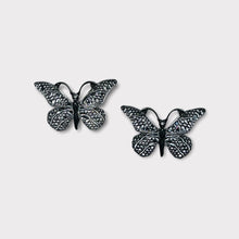 Load image into Gallery viewer, 25*38mm Resin Bling Butterflies, Flatback, Sold in Pairs, See dropdown for all colours
