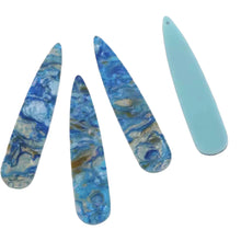 Load image into Gallery viewer, 11*55mm Long Teardrop, One Hole Sew On, Acrylic Resin Gem, See other colours
