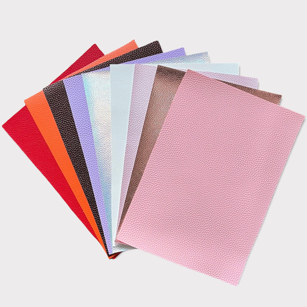 Multiple Colours of Vinyl Backing Material 8*11.5 Inches