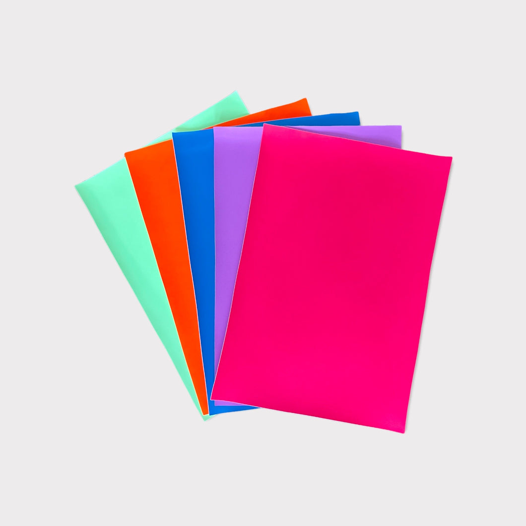 Neon Vinyl Backing Material 8*12 Inches, See other colours available