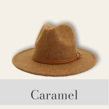 Load image into Gallery viewer, Fedora Hat Size 56-58, Wool &amp; Polyester, Sold as 1 Hat, See other colours
