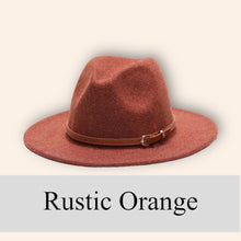 Load image into Gallery viewer, Fedora Hat Size 56-58, Wool &amp; Polyester, Sold as 1 Hat, See other colours
