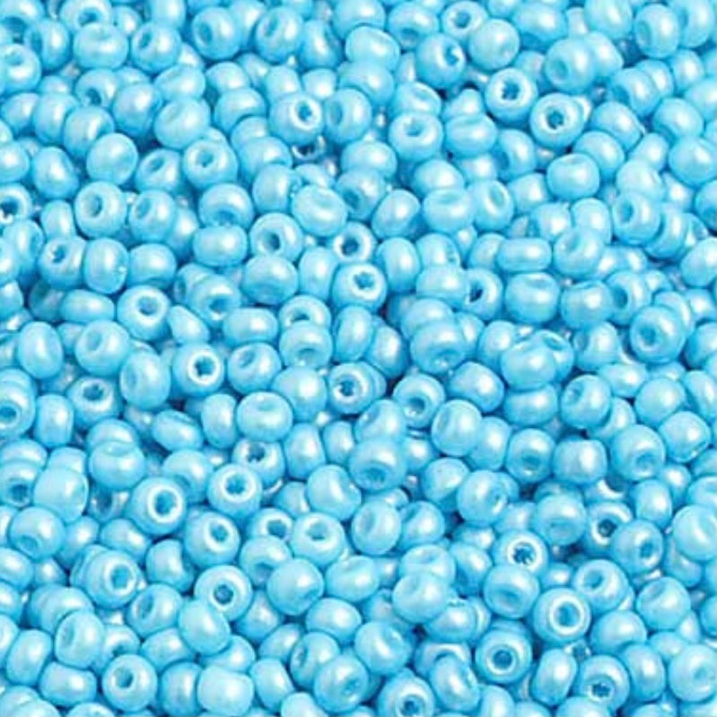 10/0 Preciosa Seed Beads Shiny Turquoise