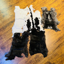 Load image into Gallery viewer, Surprise pack of assorted natural colours of Rabbit Fur, sizes vary, Sold in Canada Only
